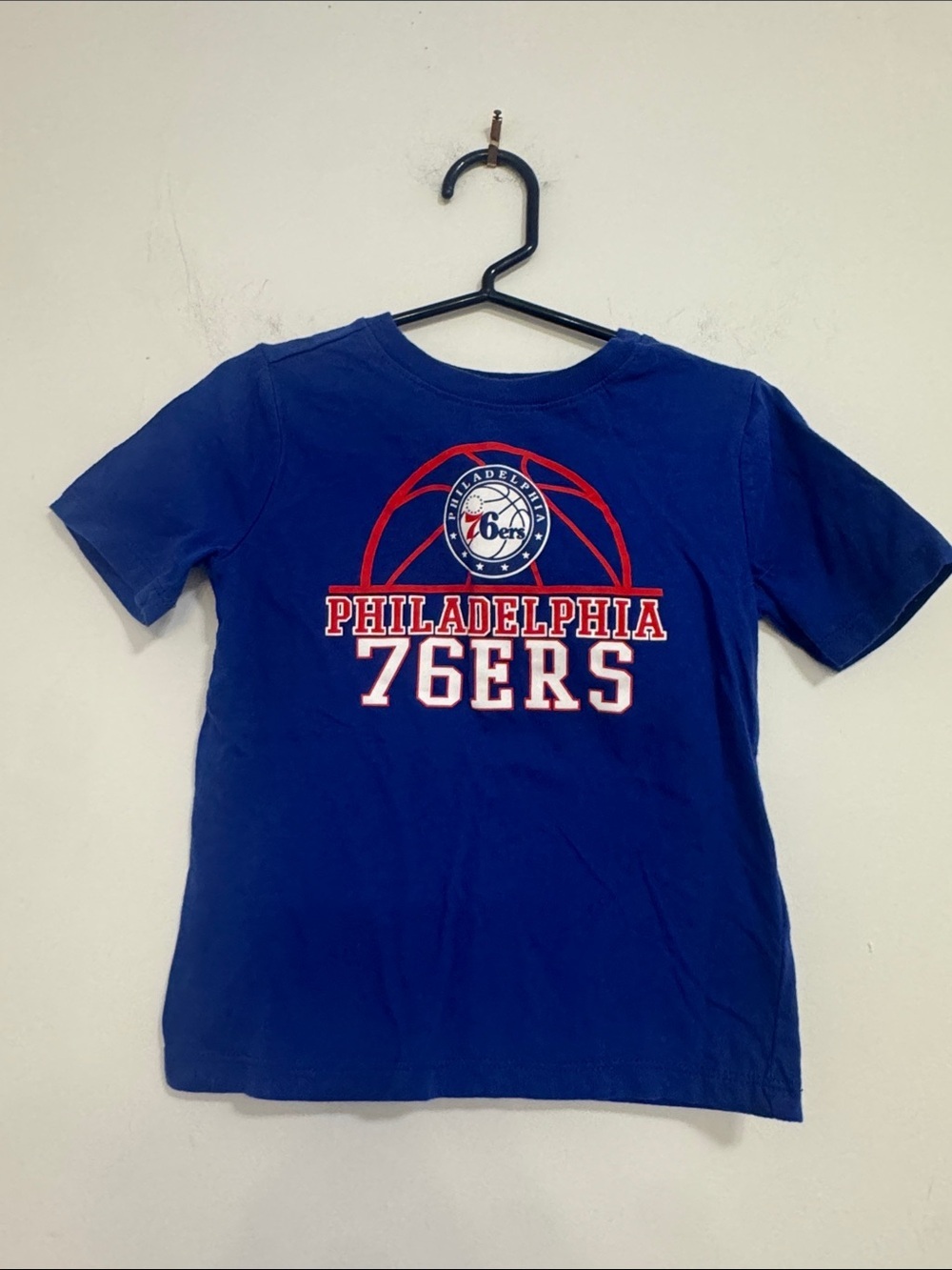 NBA Philadelphia 76ers Blue Red White Kids Tee